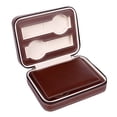 thumbnail image 1 of Flmtop 2/4/8 Grids Portable Faux Leather Zipper Travel Watch Storage Case Box Organizer, 1 of 10