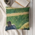 thumbnail image 3 of YINGXI  Throw Pillow Covers Study for Bathers at Asnières Pillow Cases Vintage Painting Decorative Cushion Cases for Couch Sofa 20x20in, 3 of 5