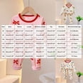 thumbnail image 3 of Wenfanal Boys Casual Pajama Sets Baby Boys Girls Pajama Sets Girls Comfortable Breathable Long Sleeved Home Clothes Cute Pattern Homewear Set Size 7-8 Years,Green, 3 of 4