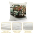 thumbnail image 4 of JRXY Bless Our Home Farmhouse Eucalyptus Leaves Throw Pillow Covers, Truck Home Sweet Home Cushion Case Decorations White, 4 of 5