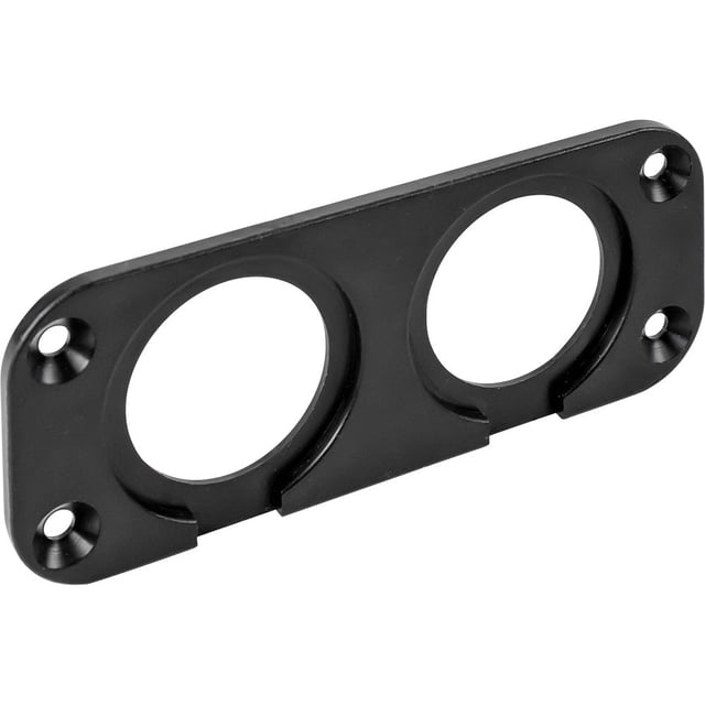 Placa de montaje Sea-Dog de dos enchufes para USB y enchufes de alimentación