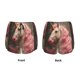 thumbnail image 3 of Balery Haired White Horse Pantalones cortos deportivos para mujer con forro y dos bolsillos, elásticos, para entrenamiento, gimnasio, yoga-XX-Large, 3 of 7