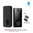 thumbnail image 2 of Smart Deadbolt Locks Of Tuya App Biometric Finrprint Password Keyless Entry Front Door Lock, 2 of 7
