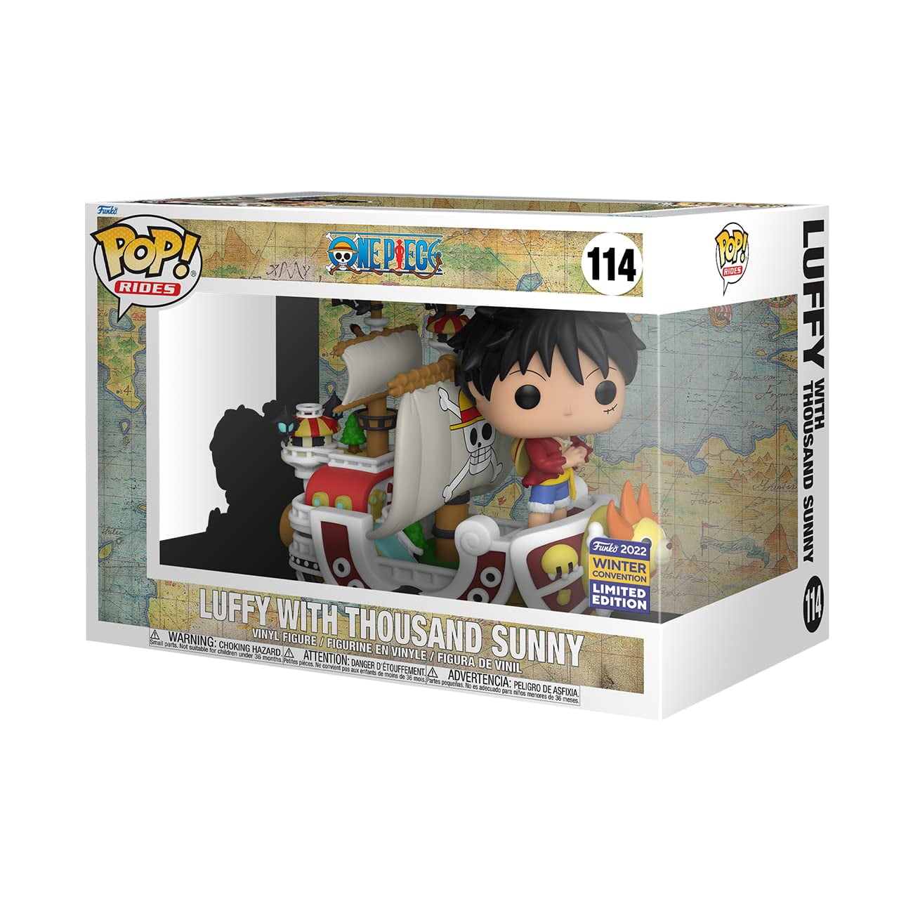 Funko POP Anime: One Piece Luffy with Thousand Sunny 114