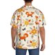 thumbnail image 3 of Fotbe Flower Fox Camisa Estampada de Manga Corta para Hombre, Casual de Verano, Estilo Playero, Sin Arrugas-Medium, 3 of 5