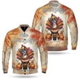 thumbnail image 3 of Happy Thanksgiving Boxer Turkey Costume Pumpkins Autumn Leaves All Over Print 3D Baseball Jacket Boxers Dog Lover Gifts Idea Bomber Jacket Softball - 13014, 3 of 6