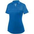 thumbnail image 2 of Ladies Shadow Tonal Heather Polo L Royal, 2 of 2
