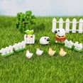 thumbnail image 5 of unbranded 28 pcs  Adorable Miniature Poultry Ornament Microlandscape Layout Model Resin Mini Animal Craft, 5 of 8