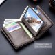 thumbnail image 3 of BULLCAPTAIN Cartera de Cuero Genuino con Bloqueo RFID de Gran Capacidad Negro QB-027, 3 of 12