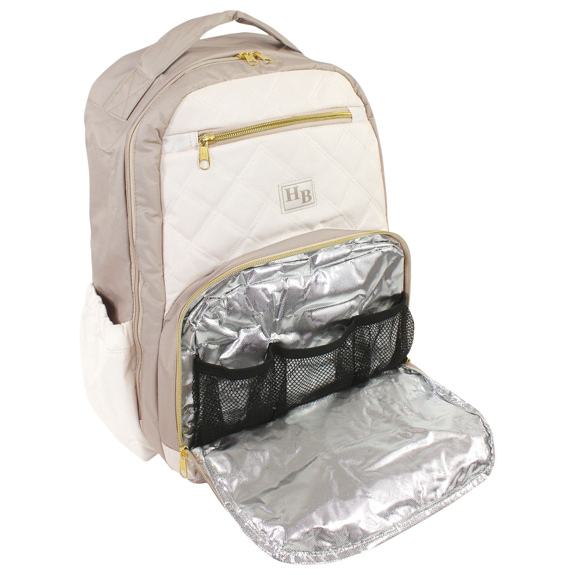 Hudson Baby Premium Diaper Bag Backpack and Changing Pad, Taupe Beige, One Size