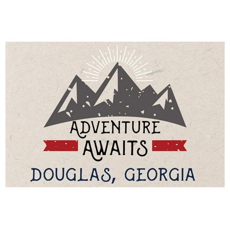 

Douglas Georgia Souvenir 2x3 Inch Fridge Magnet Adventure Awaits Design