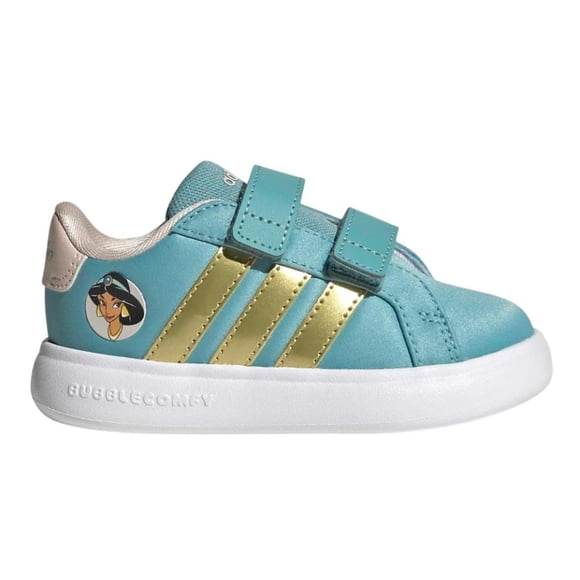 Tenis Adidas Grand Court Jasmine I para Niñas Pequeñas. HP6981 turquesa 16