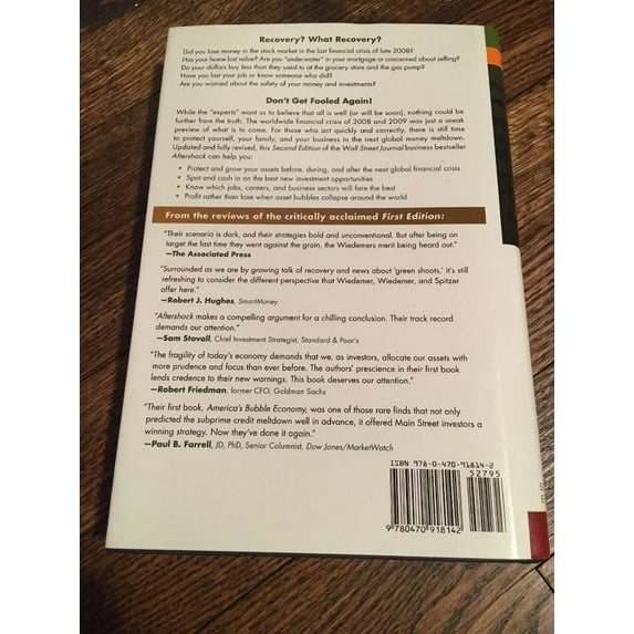Pre-Owned Aftershock: Protect Yourself and Profit in the Next Global Financial Meltdown (Hardcover) 0470918144 9780470918142