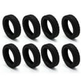 thumbnail image 1 of Housse de Protection pour Roues de Valise Résistante à l'Usure en Silicone pour Valise/chaise de Bureau Roulettes Noir 4 Pcs, 1 of 6