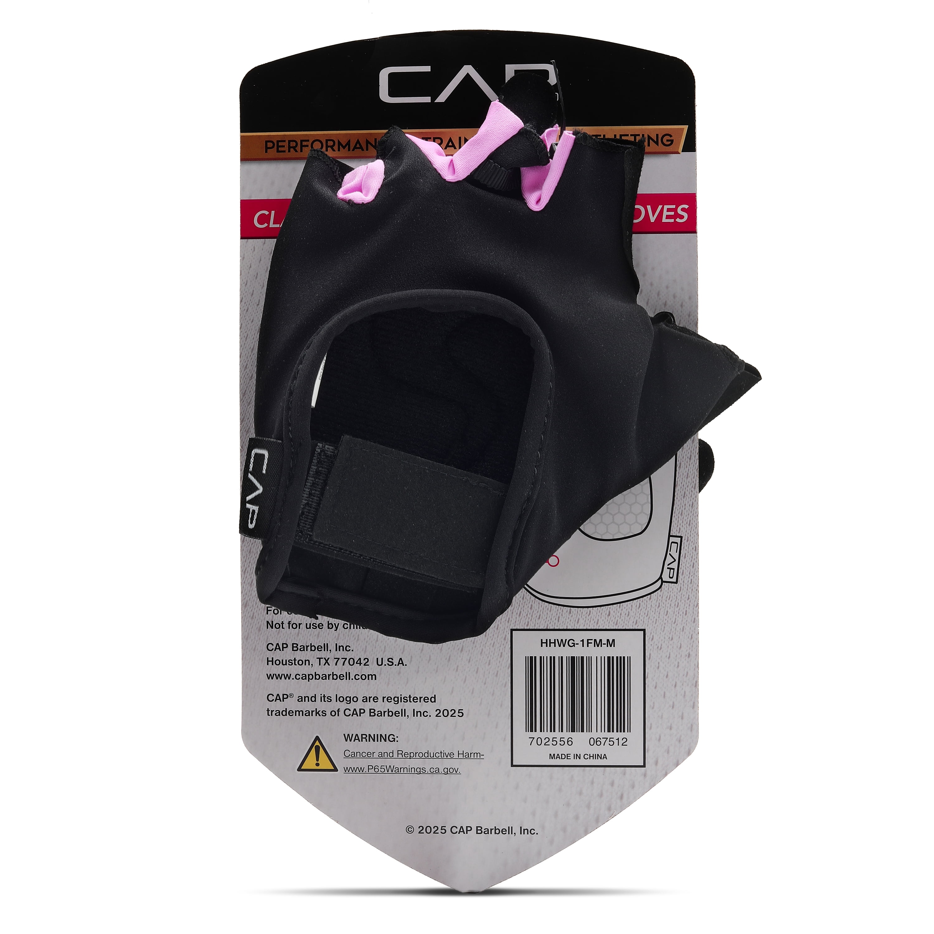 CAP Women's Classic Weightlifting Training Gloves-Medium