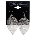 thumbnail image 2 of Mi Amore Leaf Dangle-Earrings Silver-Tone, 2 of 2