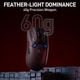 thumbnail image 4 of Mouse Gamer INPHIC IN10P Tri-Mode Inalámbrico 60g 26K DPI, 4 of 9