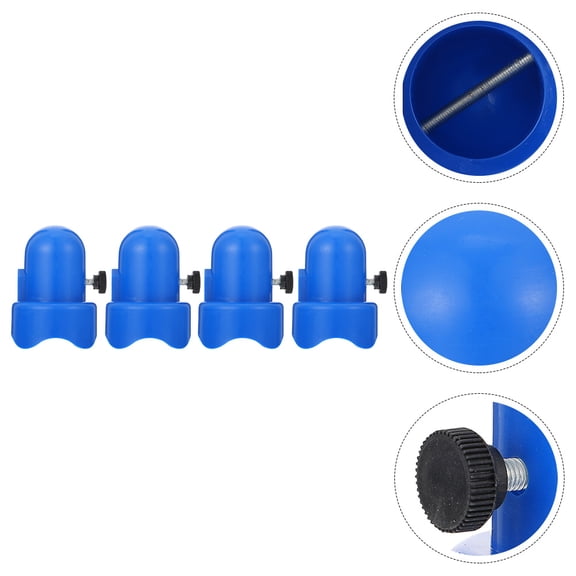 Worgeous 4-Pack Trampoline Pole Caps Protective Covers for Pillars and Poles, Safety Caps