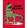 thumbnail image 2 of Men's Lost Gods Merry Rex-Mas Sweatshirt Red Medium, 2 of 4