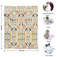thumbnail image 4 of Multicolor Ethnic Geometric Pattern Blanket,Comfortable Soft Flannel Throw Blanket,All Season,Warm Lightweight Blankets for Sofa Bed Couch Living Room Chair,30"x40", 4 of 4