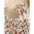 thumbnail image 4 of Bagilaanoe Newborn Baby Girls Summer One-pieces Flower Print Sleeveless Jumpsuit 6M 12M 18M 24M Infant Romper Casual Clothing, 4 of 7