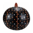 thumbnail image 2 of Yakvarog 18" Halloween Pumpkin Balloons, Orange & White Polka Dot PVC Foil Balloon for Fall Party Decor, Reusable Inflatable Decor for Thanksgiving Harvest Festival, Party Supplies, 2 of 6