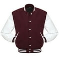 thumbnail image 4 of Men's Fashion Varsities Jackets Causal Fit Cotton Letterman Baseball Bombers Jackets, 4 of 9