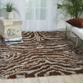 thumbnail image 2 of nourison splendor zebra print shag rug, 2 of 5