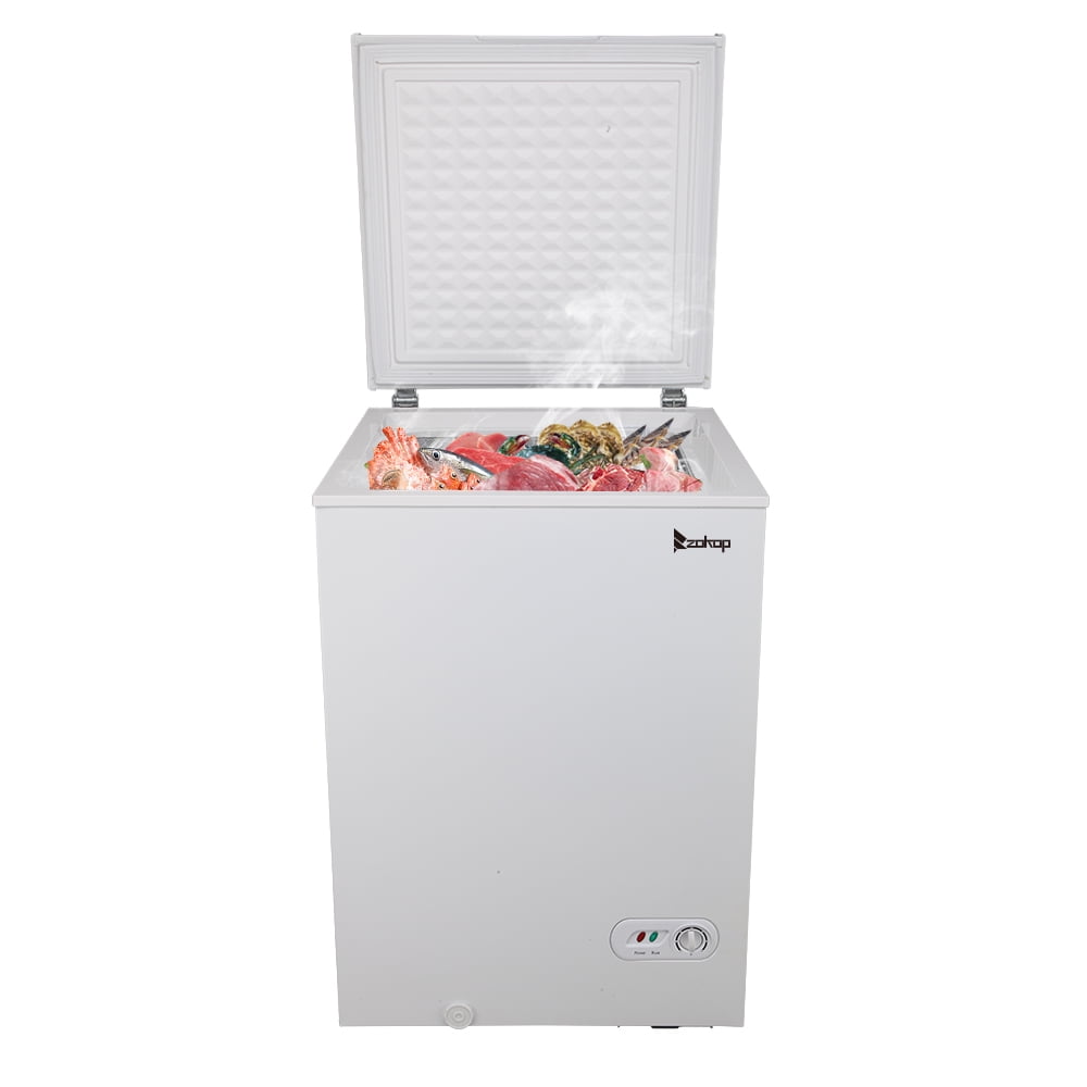 Zimtown Commercial/Home 3.5 cu.ft Chest Freezer, White