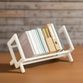 thumbnail image 5 of Tyidzon Desktop Bookshelf Organizer 8" x 10" x 13" Small Book Shelf, Magazine Rack for Office, Study Room, Library, Home - White, 5 of 7