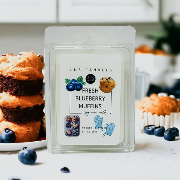 Fresh Blueberry Muffins Scent Wax Melts 3 PACK