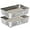 2pcs-23.6"Lx15.7"xW6"H, variant on Stainless Steel Cat Litter Box,XL Metal Litter Boxes for Big Cats, Metal Pet Toilet Easy to Clean,High Sided Litters Box for Adult Big Cats,Non Stick, No Smell,23.6"x15.8"x6"