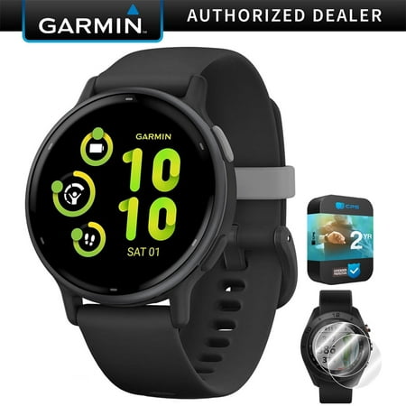 Garmin Vivoactive 5 GPS Black Case Smart Watch 2-Pack