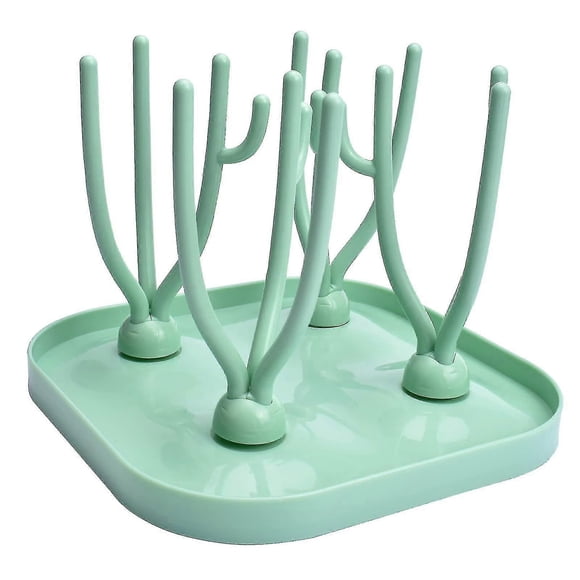 Baby Bottle Drying Rack, Baby Bottle Drain Holder With Detachable Drip Tray Reusable Baby Bottle Holder Baby Accessories