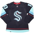 thumbnail image 5 of Seattle Kraken Matty Beniers Autographed Blue Adidas Authentic Jersey Size 44 Fanatics Holo 222018, 5 of 5