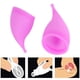 thumbnail image 4 of Copa menstrual reutilizable de silicona para mujer, segura para la menstruación, copa de higiene femenina (morado), 4 of 11