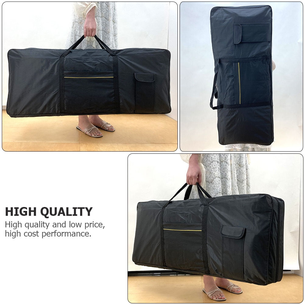 ELAYARD Black Electronic Musical Instrument Carrying Case for Musicians, Lightweight Protective Bag, and Portable, 1 Set