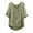 Green, variant on RYRJJ Summer Tops for Women Short Sleeve V Neck Cotton Linen Tunic Loose T Shirts Plus Size Casual Dressy Blouse(Brown,XXL)