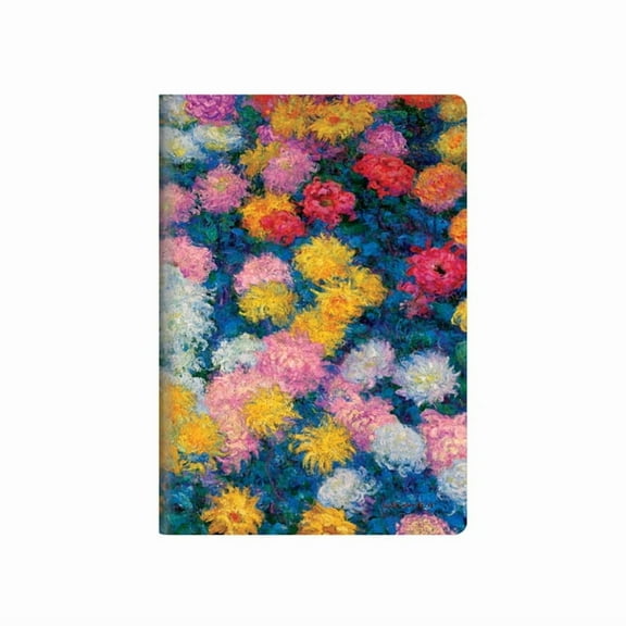 Monet's Chrysanthemums A5 Lined Softcover Cahier, 80pg, 100gsm by Paperblanks (Monet's Chrysanthemums), (Hardcover)