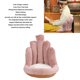 thumbnail image 4 of Cojín de 5 Dedos Suave y Grueso Cojín para Silla Kawaii sofá Perezoso Cojín para Suelo de Oficina Decoración de Habitación de Jugadores ANGGREK Otros, 4 of 8
