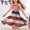 Red-10, variant on Odeerbi Toddler Kids Girls Independence Day A-Line Tiered Slip Dress Summer Patriotic Star Stripe Casual Strap Dress