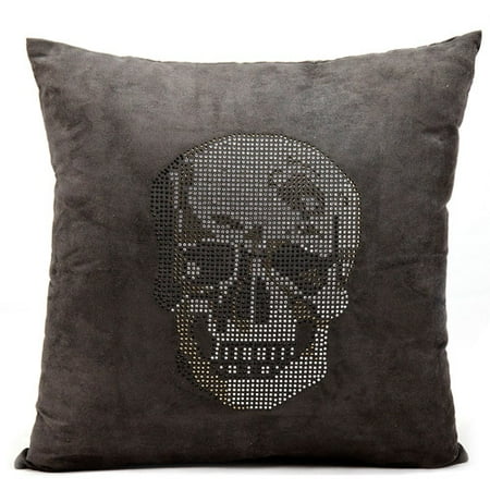 Luminecence Rhinestone Skull Decorative Throw Pillow 40 X 40 Mesmerizing Rhinestone Decorative Pillows Luminecence Rhinestone Skull Decorative Throw Pillow 40 X 40 Mesmerizing Rhinestone Decorative Pillows