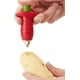 thumbnail image 4 of Juego de descorazonador de fresas, descorazonador de tallos y cortador de fresas, compatible con bayas, hojas, descorazonador, cortador de frutas, tomates y utensilios de cocina., 4 of 4