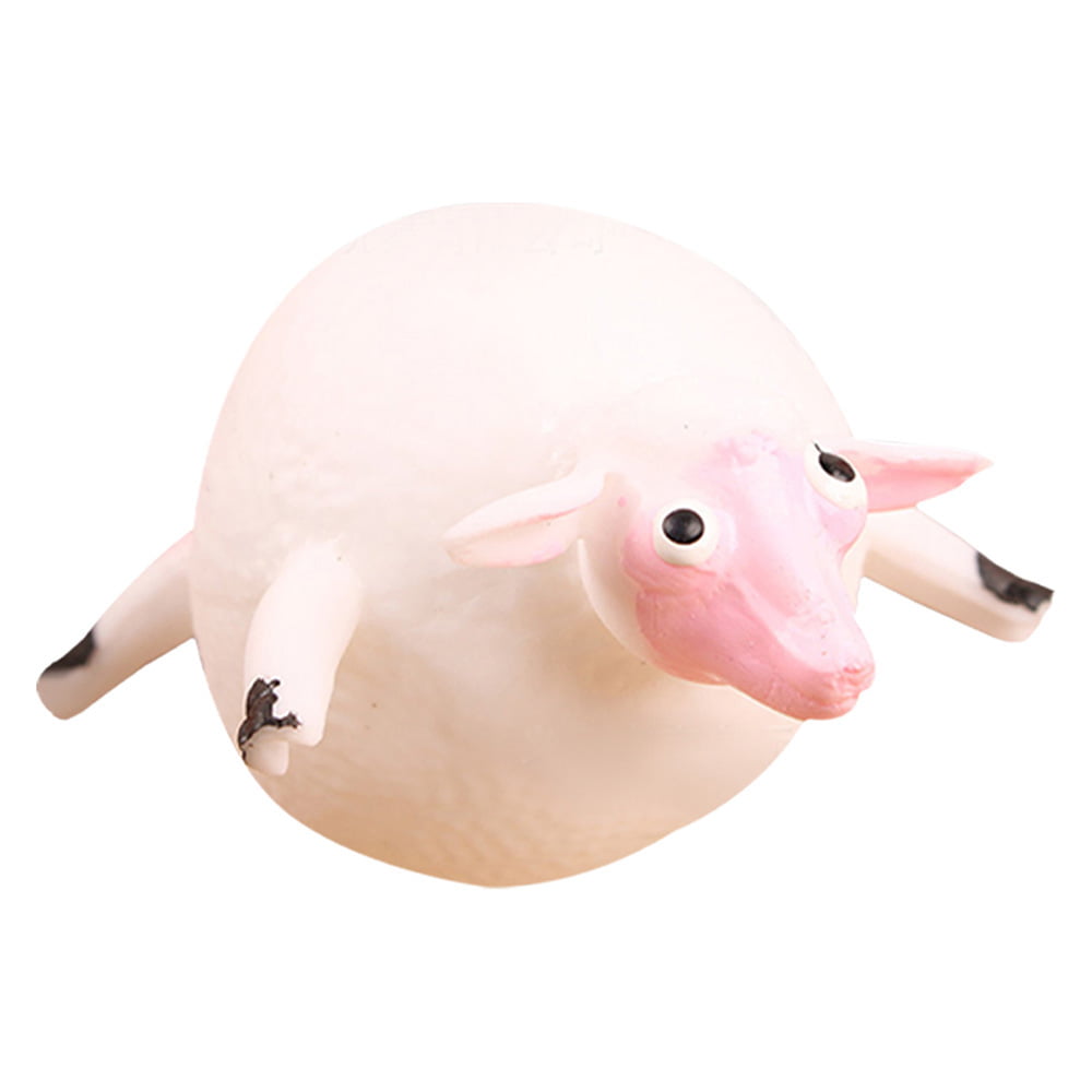 Funny Cute Anti Stress Pig Reliever Sound Animal Autism Mood Vent Squeeze Toy 