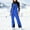 🔥 Blue, variant on Women's Insulated Ski Overalls Windproof Waterproof Bib Snow Pants Adjustable Straps Fleece-Lined Thermal Romper with Pockets