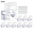 thumbnail image 1 of Unbreakable Mirror Mounting Clips for Secure Wall Installation Pack of 20, 1 of 8