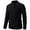 c01Black, variant on Men's Fashion Casual Lace Up Half-Open Collar Shirts Solid Color Retro T-Shirt Breathable Long Sleeve Hooded Tops White S