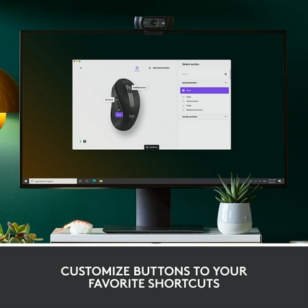 Logitech - Signature M650 Wireless Mouse with Silent Clicks - Graphite