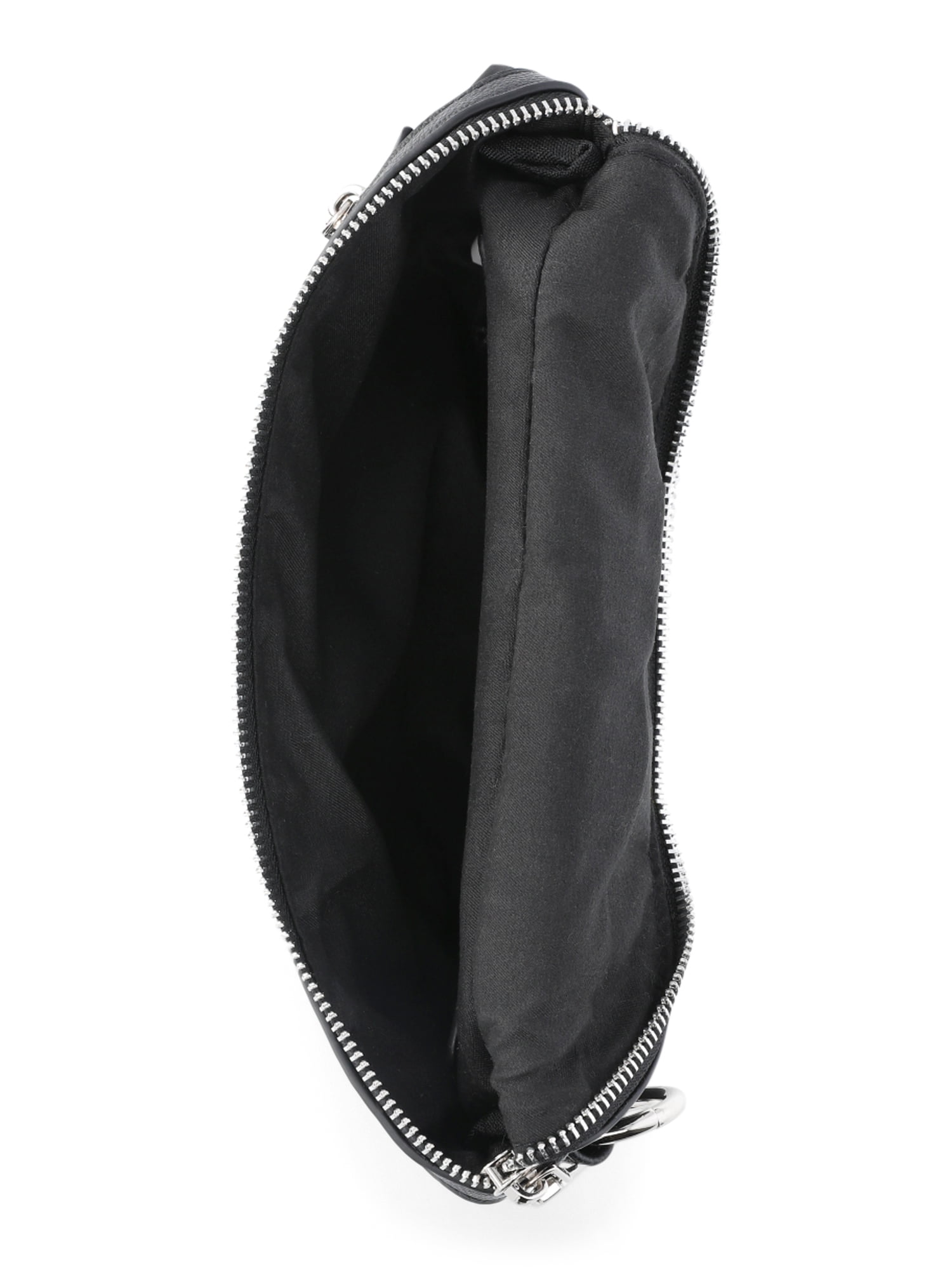 Madden NYC Women's Chain Pocket Fanny Pack with Pouch, Black