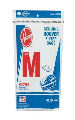3 Hoover 113SW 4010037M Type M Dimension Canister Vacuum Bags 